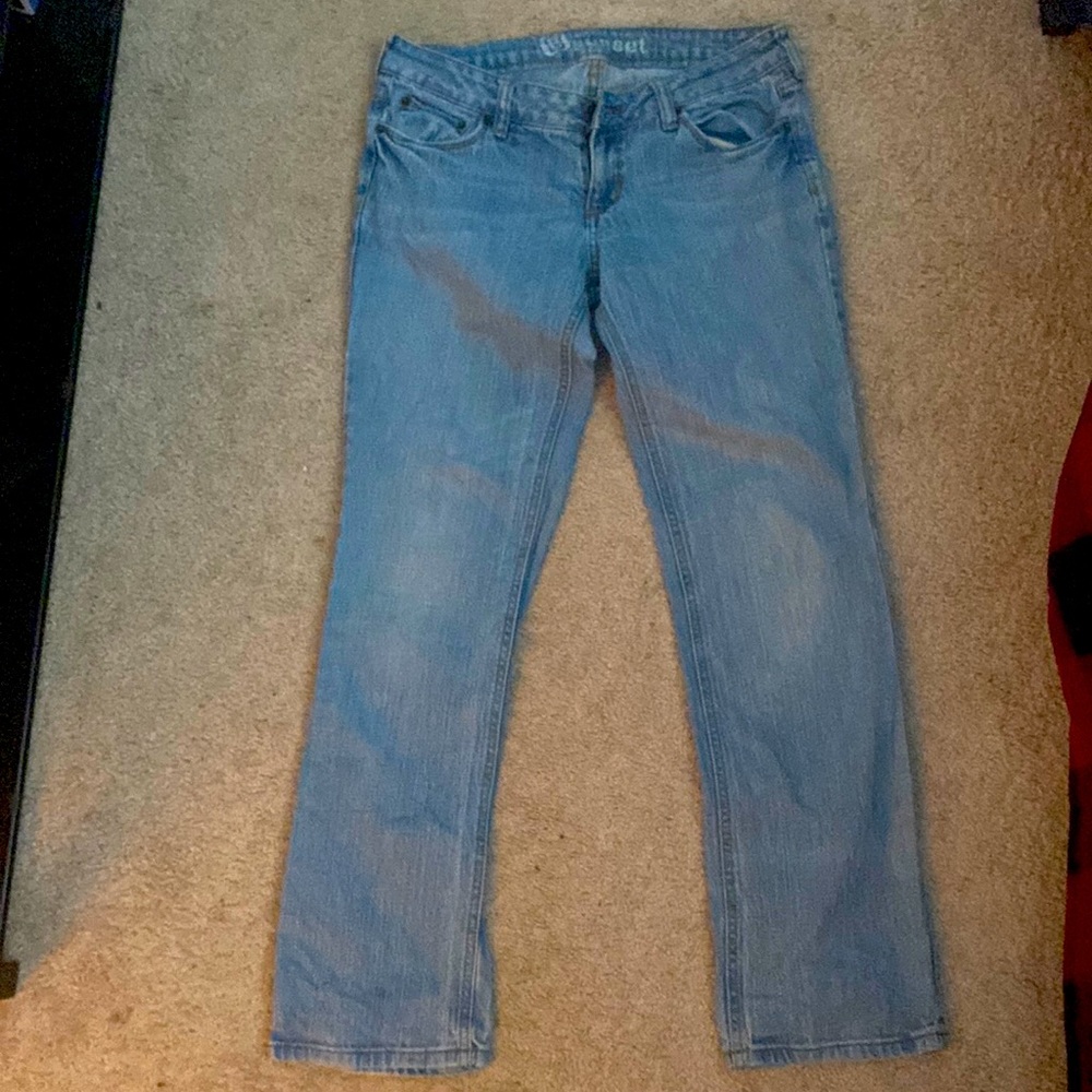 Sunset straight denim